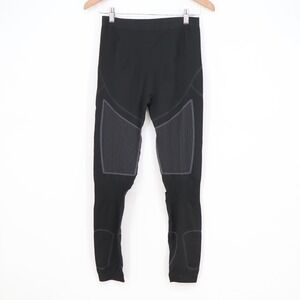 Nooyme Mens Compression Leggings Black Gray Athletic Training Tights XL